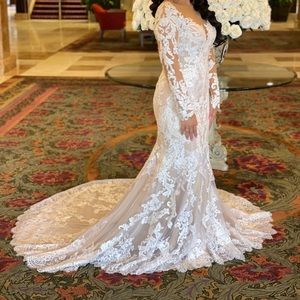 Demetrios mermaid wedding dress
